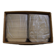 Pulp 48 oz Square Container by Sabert – 48 oz., 48.0 ounces, Plastic, Natural, Pack of 300