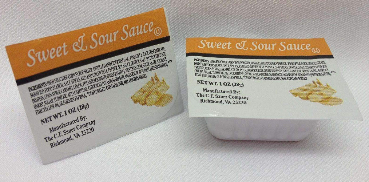Commodity Dressing Sweet and Sour Sauce by C.F. Sauer Foods – Pack of 100