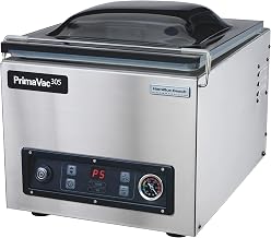 Hamilton Beach Commercial PrimaVac 305 Chamber Vacuum Sealer, 12" Seal Bar, 10 Customizable Programs, Powerful JetAire Pump, NSF Certified, HVC305