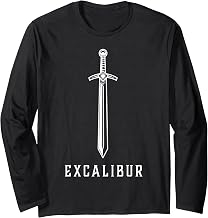 Excalibur The Legendary Sword in the Stone of King Arthur Long Sleeve T-Shirt