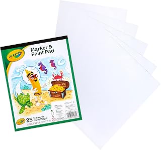 Crayola Marker & Paint Pad, Art Supplies for Kids, 25 Pages