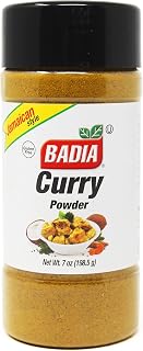 Badia Curry Powder, 7 oz – Mild & Aromatic Blend of Spices for Rich and Flavorful Dishes