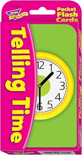 Trend Enterprises Telling Time Pocket Flash Cards