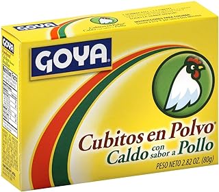 Goya Chicken Bouillon Cubes 2.82 OZPack of 3, Instant Broth, Latin Flavor