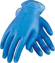 Ambi-Dex 64-V77BPF/S Disposable Hd Vinyl, Blue 5 Mil Powder Free, Industrial Grade Blue S