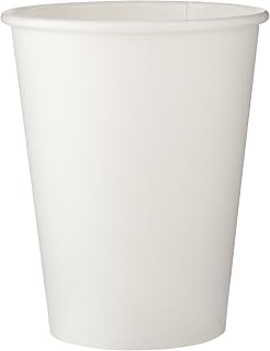 Dixie 8 oz. Paper Hot Coffee Cup by GP PRO (Georgia-Pacific), White, 2338W, 1,000 Count (50 Cups Per Sleeve, 20 Sleeves Per Case)