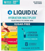 Liquid I.V. Sugar Free Electrolyte Packets, Classic Variety Pack, 16 Count