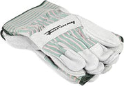 Forney 53206 Cowhide Leather Palm Men's Work Gloves, X-Large, 3-Pack,Gray