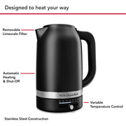 KitchenAid Black Matte / 1.8 Quarts / 1.7 liters Electric Kettles