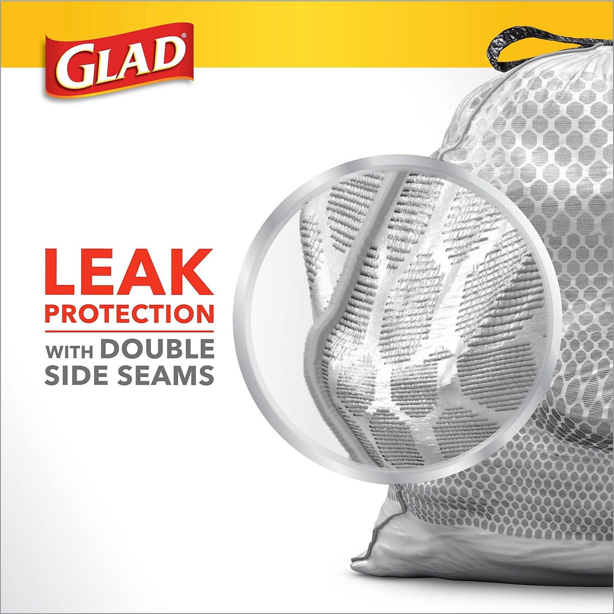 Glad 1 / 120 Count (Pack of 1) / White Trash Bags