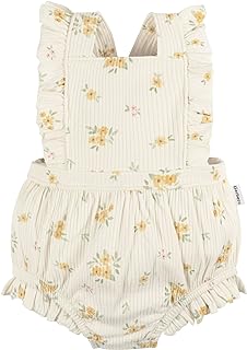 Gerber baby-girls Sleeveless Ruffle Romper