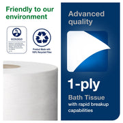 Tork Mini Jumbo Toilet Paper Roll White T2 – 12 x 1200', 12013903