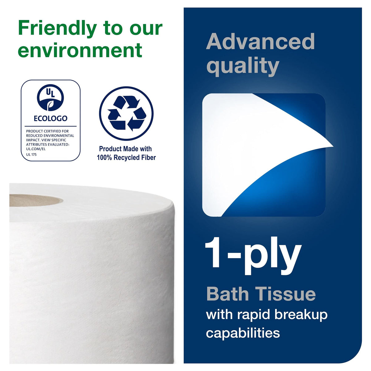 Tork Mini Jumbo Toilet Paper Roll White T2 – 12 x 1200', 12013903