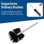 SPARTA Decanter Brush by Carlisle FoodService Products – 16", Polyester, Black, Model 4002500