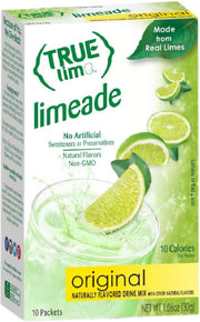 True Lime Original Limeade by True Citrus – 1.16 Ounce (Pack of 4), True Lime Limeade 10ct Each Box. True Lemon | True Citrus, Model ROYAL-TRUEC-LIMEADE-4PK
