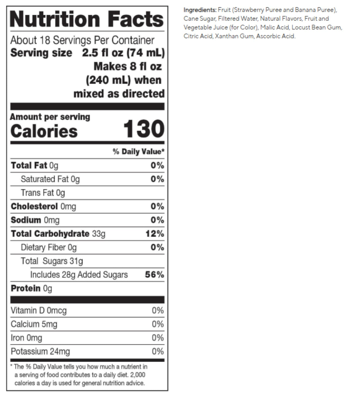 Classic Strawberry Banana by Dr. Smoothie – 46 Ounce (Pack of 1)