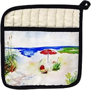 Betsy Drake PT380 Red Beach Umbrella Pot Holder