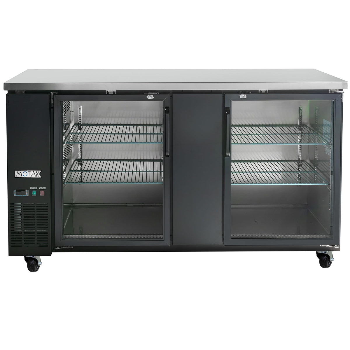 69 1/8" Bar Refrigerator by MOTAK – 71.46x30.51x41.73, In Description, Check Images, Model MBB-2D-70-G-X