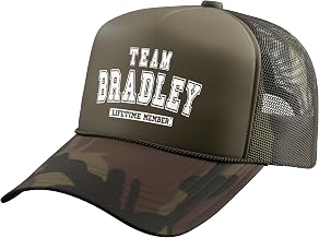 Team Bradley Lifetime Member Family Last Name Trucker Hat with Adjustable Mesh Back