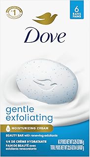 Dove Beauty Bar Gentle Exfoliating With Mild Cleanser 6 Bars 3.75 oz