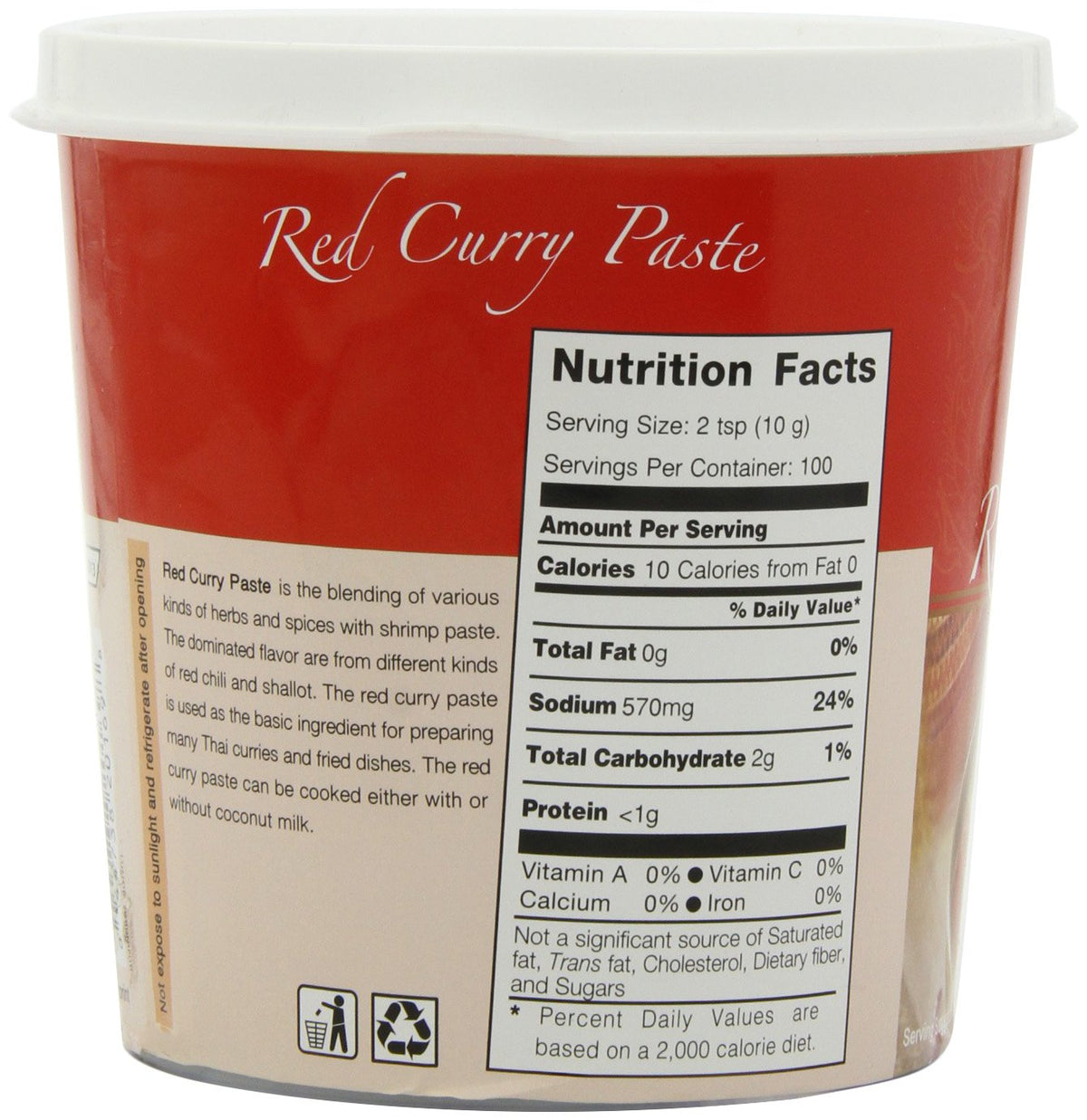 Mae Ploy Original Version / Red Curry Paste / 35.27 Ounce (Pack of 1) Curry Sauce