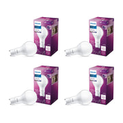 LED 100W A21 GU24 4-Pack Ultra Definition Bright White (3000K) 1600 Lumen Dimmable Frosted Flicker-Free Light Bulbs by PHILIPS – Plastic, White, Pack of 4, Model 558684