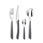 Amefa 16 Piece Cutlery Set for 4 People / Gray / Modern Flatware Sets