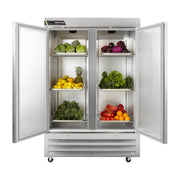 Traulsen (2) Solid Doors, Right Hinged / Silver / 45.88 cubic_feet Refrigerators