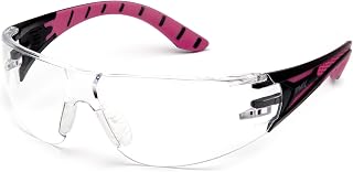 Pyramex Endeavor Plus Safety Glass Black/Pink Frame Clear Lens