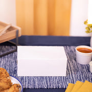 Paperboard White Snack Carry-Out Box by SOUTHERN CHAMPION TRAY – Fast Top, 1.5 quarts, Cardboard, White, Pack of 500