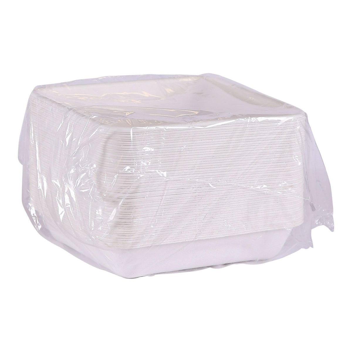 Compostable 9" To Go Containers by ECO PRODUCTS – 9", 47.0 ounces, Molded Fiber, White, Pack of 200