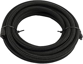 Redhorse Performance 235-08-6 Compatible Stainless Core Hose (Black), 1 Pack