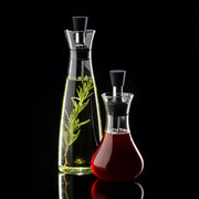10 Oz. Oil & Vinegar Bottle by Tablecraft – Medium, Glass (te), Silver, Model 13006