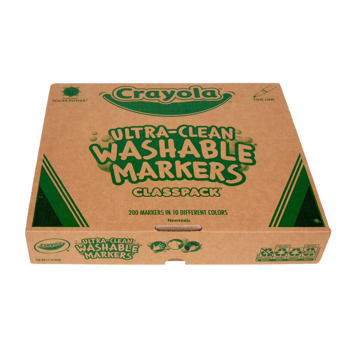 BIN588211 Washable Classpack Markers by Crayola – 1 Count (Pack of 1), Classpack, CLEAR, Model FBA_CYO588211 588211