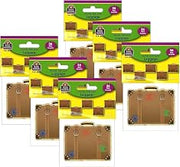 Teacher Created Resources Travel the Map Luggage Mini Accents, 36 Per Pack, 6 Packs