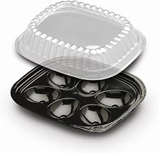 Dot Foods Deviled Egg Container, 6 Compartment | 416 Per Case