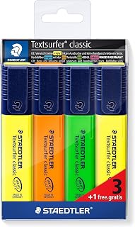 STAEDTLER Textsurfer Classic 3+1 Promo Pack
