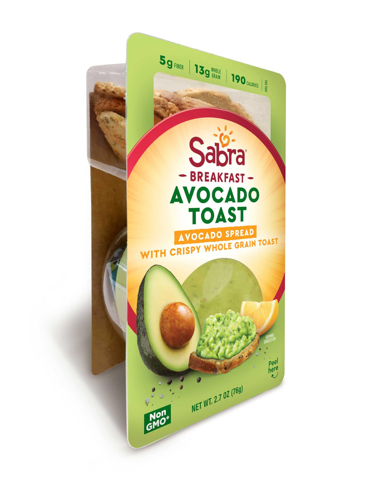 Avocado Spread with Toast by Sabra – 2.7 ounces, Pack of 8
