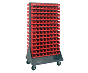 QUANTUM STORAGE SYSTEMS Red / 7-3/8" x 4-1/8" x 3" (Bin Size) / 1 Storage Racks