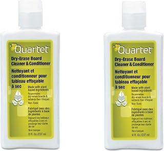 Quartet 551, Whiteboard Conditioner/Cleaner for Dry Erase Boards, 8 oz Bottle, 2/Pack, Sold As 1 Pack
