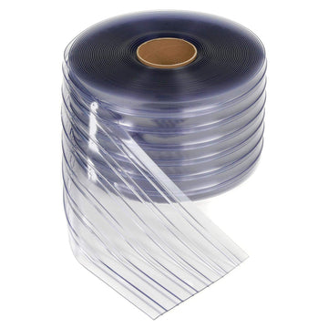 12" x 150' x .110" PVC Strip Curtain Bulk Roll by tmi – 22"L x 22"W x 12"H, PVC Vinyl, Clear, Model 585339