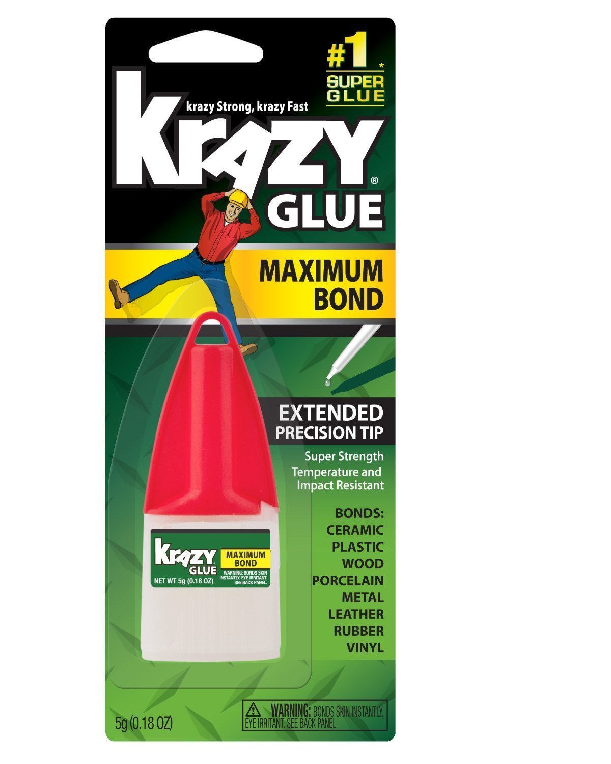 ADVANCED 5GM by Krazy Glue – 5 grams, Clear, Pack of 100, Model KG483