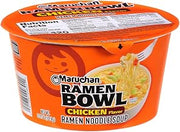 Maruchan Ramen Bowl, Chicken Flavor – Japanese-Style Instant Noodle Soup, Microwaveable Easy Meal for Students and Busy Families – 3.39 Oz. (6 Pack)