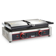 9" Double Commercial-Grade Panini Grill Press by Winco – Double, Cast Iron, Silver, Model EPG-2