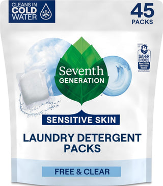 Laundry Detergent Packs by Seventh Generation – 45 Count (Pack of 1), Bamboo, Multi, Model 732913229772