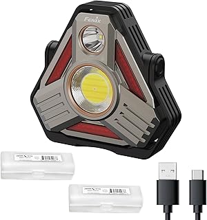 Fenix CP50R Rechargeable Lantern Flashlight, 5500 Lumen Spotlight & Floodlight, Multi-Color LEDs, Adjustable Color Temperature, 492 Yards Beam, Tripod Mount, Waterproof for Camping, Job Site & Emergency