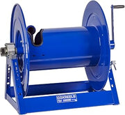COXREELS 1185-3324-C Beveled Gear Hand Crank Hose Reel: 1 1/2" I.D., 175' Hose Capacity, Less Hose, 600 PSI