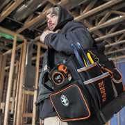 KLEIN TOOLS 10-Inch Tote / Black/Orange / 1 Tool Bags