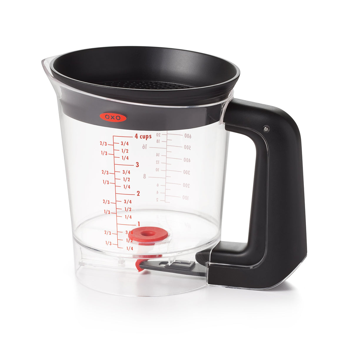 OXO Good Grips Fat Separator, 4-Cup Capacity, Clear