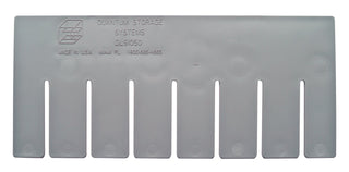 Quantum 4.5" Short Divider for Dividable Grid Tote Box DG91050 | Industrial by QUANTUM STORAGE SYSTEMS – Gray, Pack of 6, Model DS91050